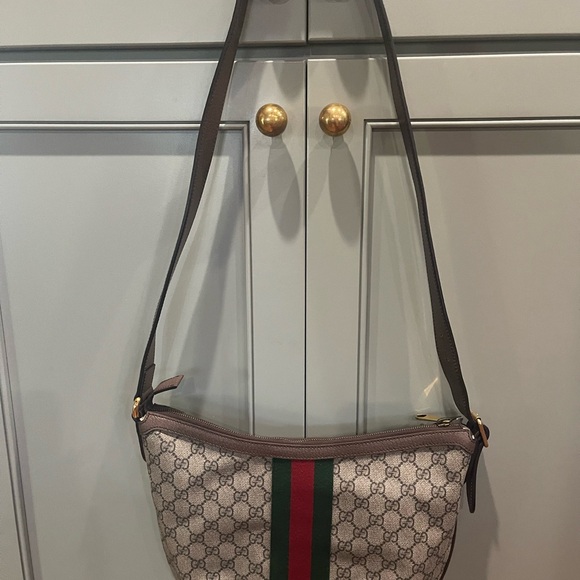 Authentic Gucci Ophidia half moon monogram small hobo - Picture 2 of 11